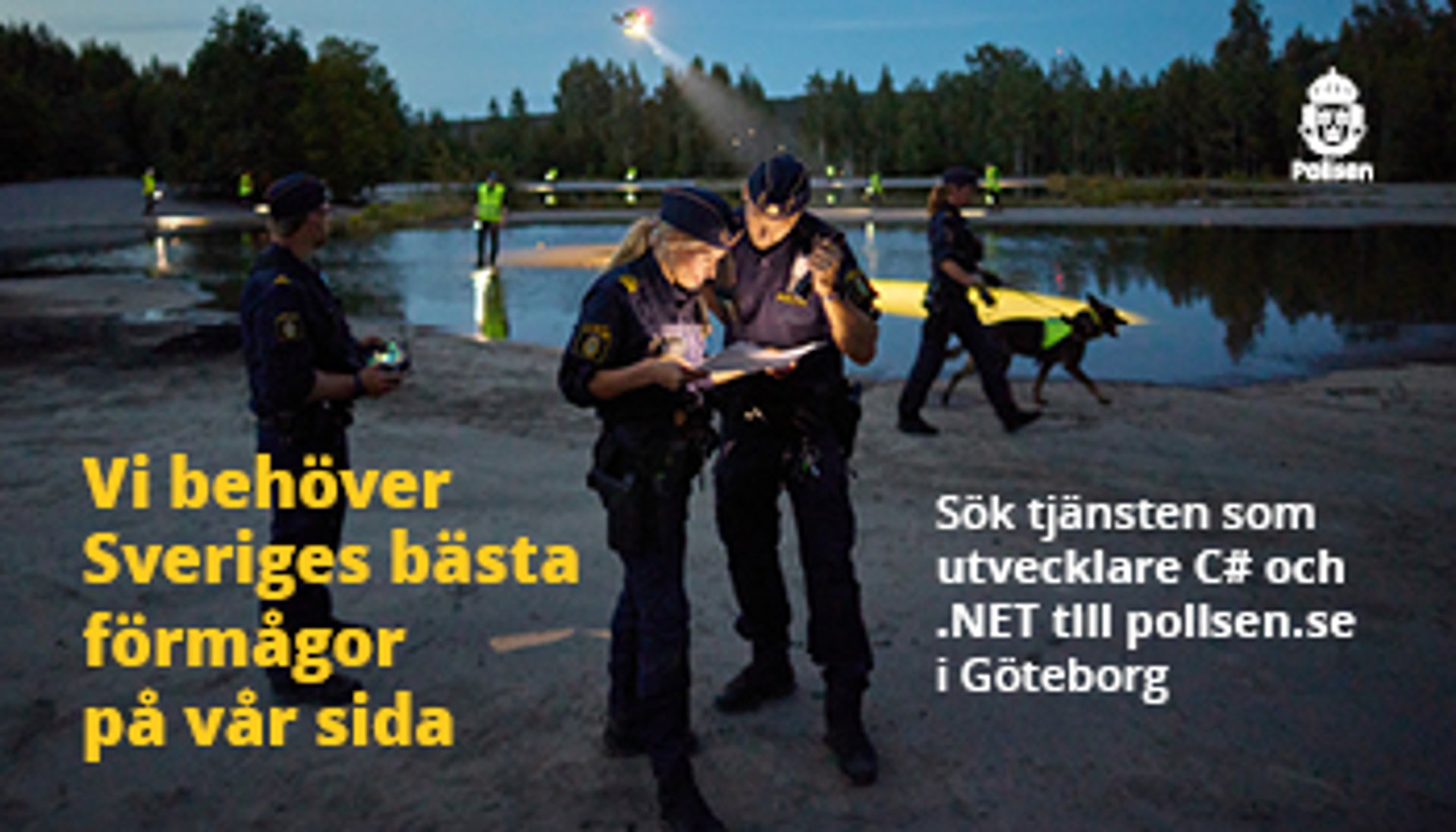 Polisen söker utvecklare C# och .NET till polisen.se. Sista ansökningsdag är 2 juni 2025.