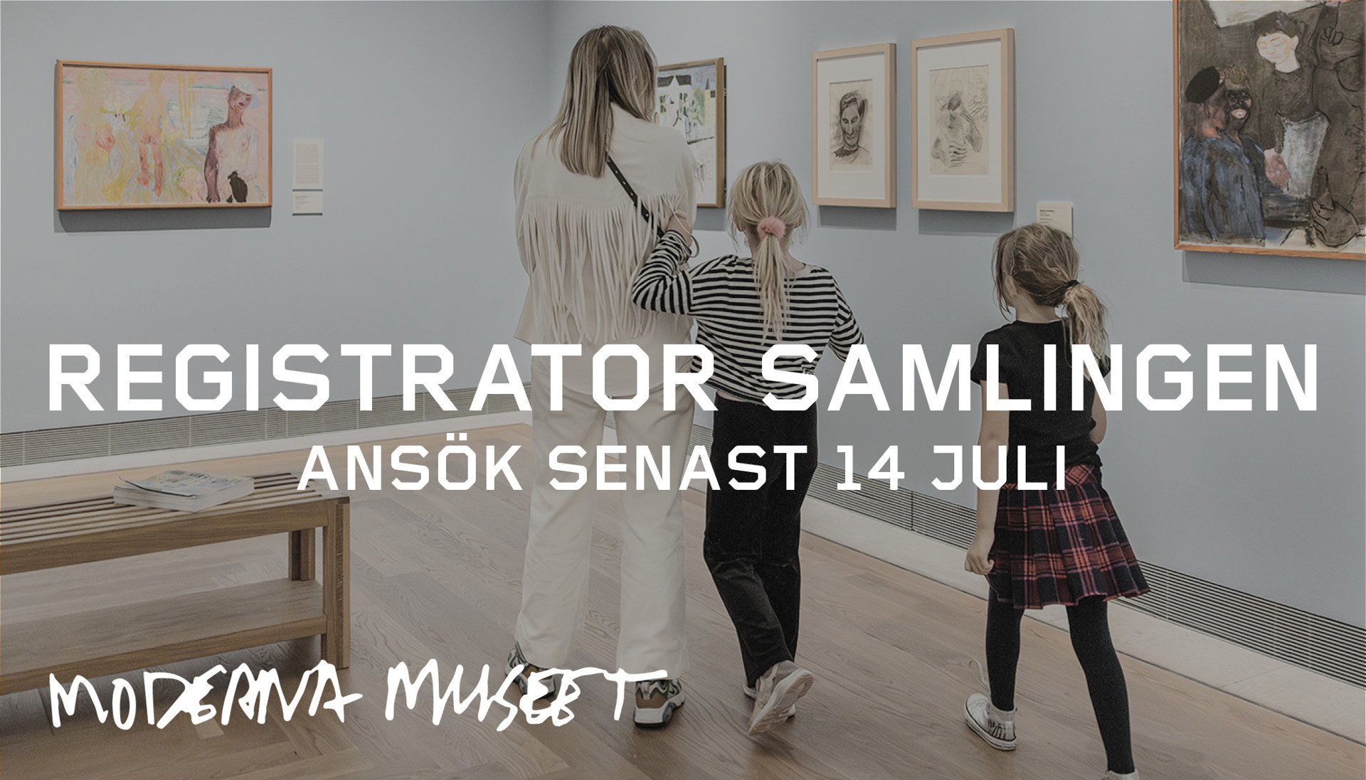 Moderna museet söker registrator. Sista ansökningsdag är 14 juli 2025.