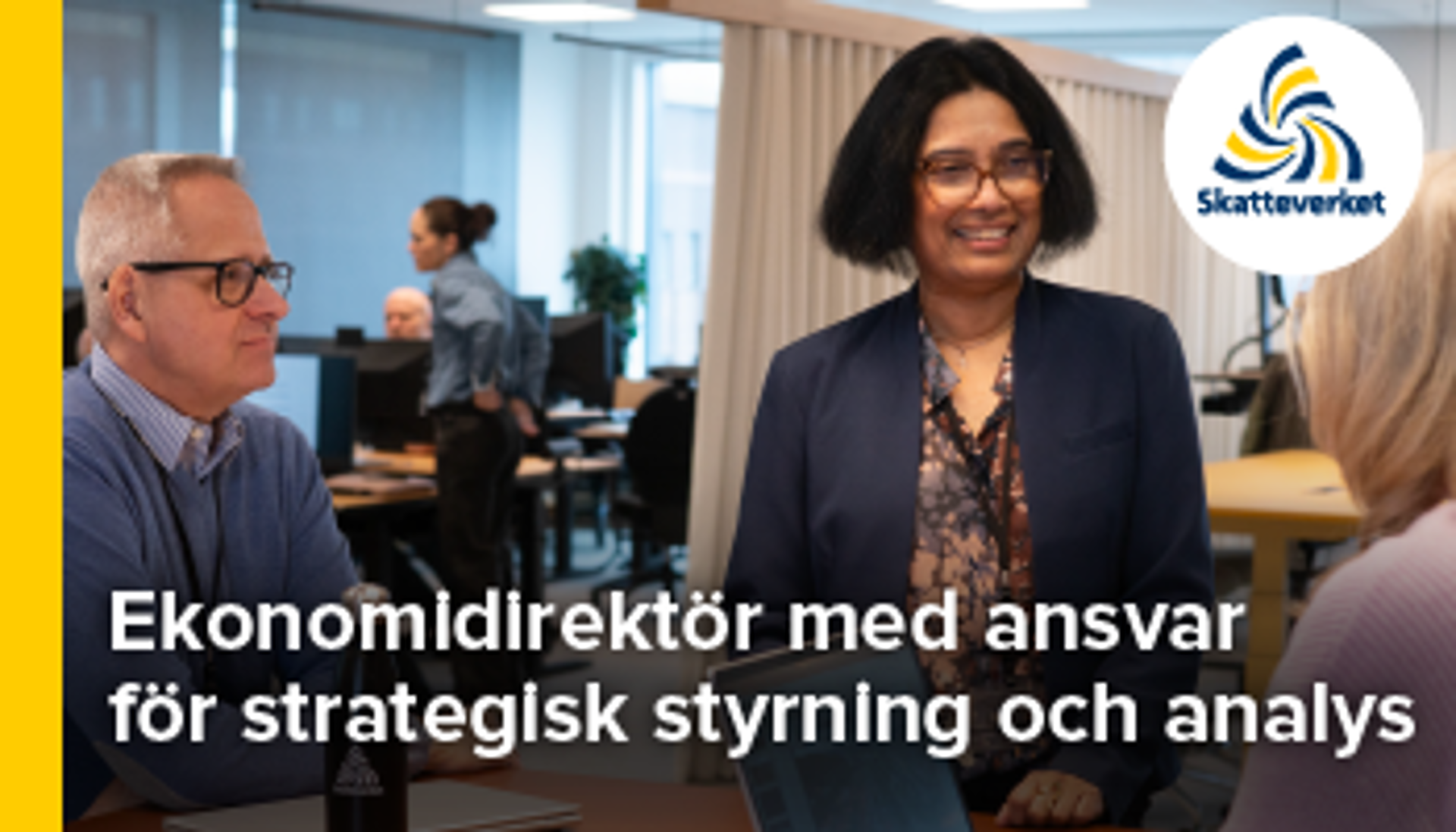 Ekonomidirektör med ansvar för strategisk styrning och analys till Skatteverket