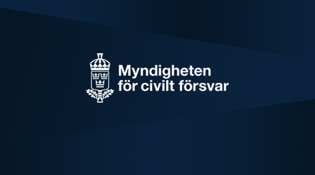 Logotyp för Myndigheten för civilt försvar.